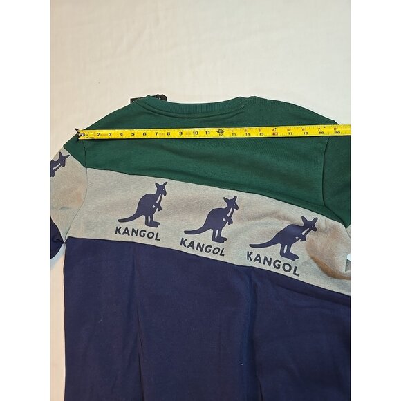 Kangol Men's Color Block Crewneck Pullover Sweatshirt Pockets Size L New - Picture 14 of 16